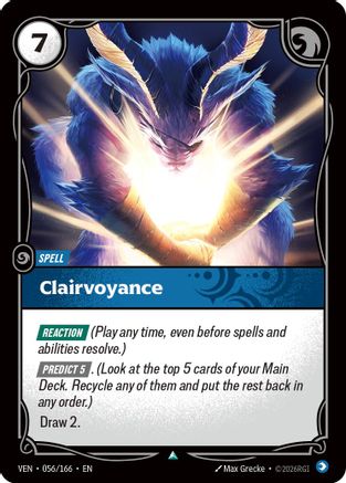 Clairvoyance (VEN-056) (Foil)
