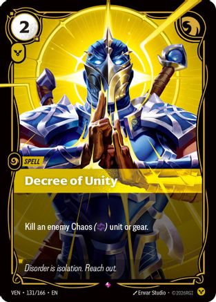 Decree of Unity (VEN-131) (Foil)