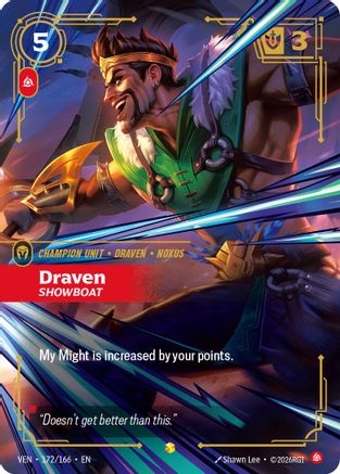 Draven, Showboat (VEN-172) (Foil)