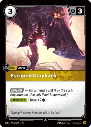 Escaped Grayback (VEN-124) (Foil)