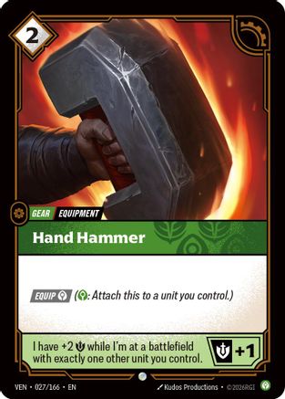 Hand Hammer (VEN-027) (Foil)