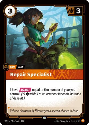 Repair Specialist (VEN-076) (Foil)