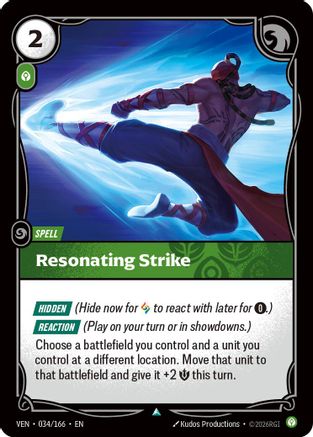 Resonating Strike (VEN-034) (Foil)
