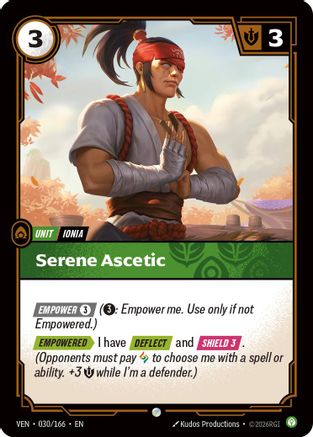 Serene Ascetic (VEN-030) (Foil)