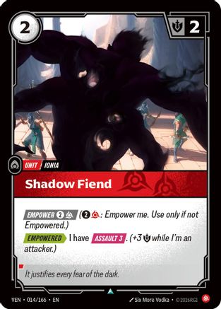 Shadow Fiend (VEN-014) (Foil)