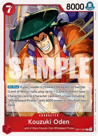 Kouzuki Oden (OP17-007) (Foil)