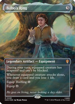 Bilbo's Ring (Borderless) (Surge Foil) (HOC-081)