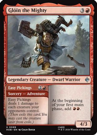 Gloin the Mighty (HOB-099) (Foil)
