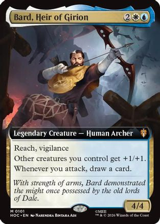 Bard, Heir of Girion (Extended Art) (HOC-101) (Foil)