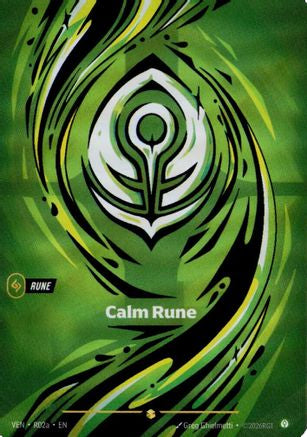 Calm Rune (R02a) (VEN-R02a) (Foil)