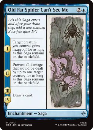 Old Fat Spider Can't See Me (HOB-050)