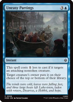 Uneasy Partings (HOB-058) (Foil)