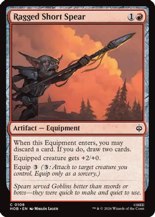 Ragged Short Spear (HOB-108) (Foil)
