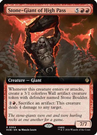 Stone-Giant of High Pass (Extended Art) (HOB-304)