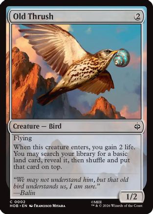 Old Thrush (HOB-002)