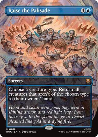 Raise the Palisade (Borderless) (HOC-018)