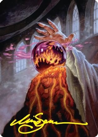 Palantír of Orthanc Art Card (Gold-Stamped Signature) (ASHOB-037)
