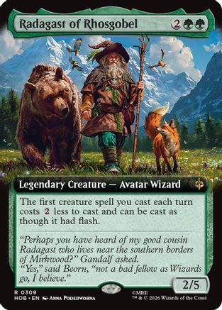 Radagast of Rhosgobel (Extended Art) (HOB-309) (Foil)