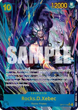 Rocks.D.Xebec (118) (Alternate Art) (OP17-118) (Foil)