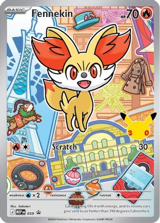 Fennekin (MEP-059) (Holofoil)