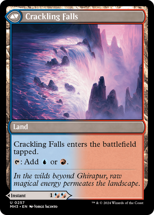 Rush of Inspiration // Crackling Falls (MH3-257) (Foil)