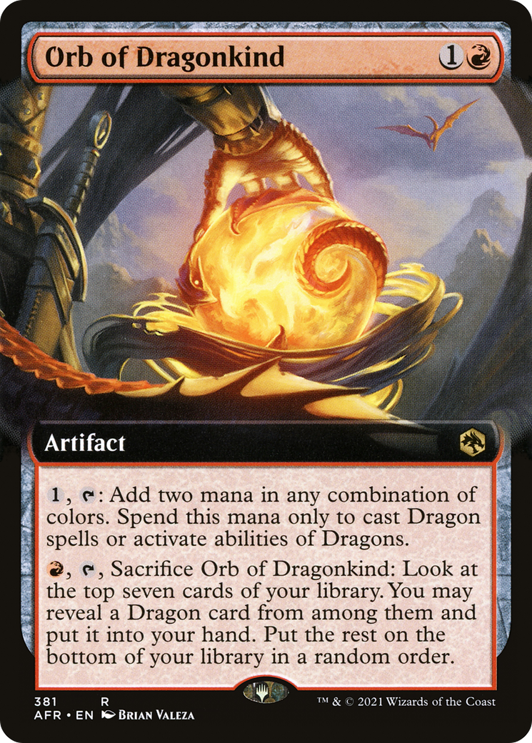 Orb of Dragonkind (AFR-381) (Extended Art) (Foil)