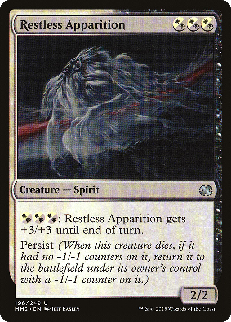Restless Apparition (MM2-196) (Foil)