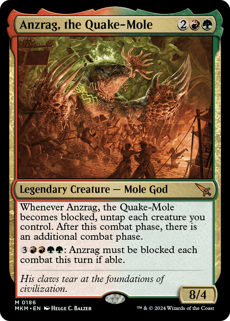 Anzrag, the Quake-Mole (MKM-186) (Foil)
