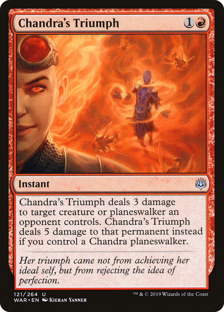 Chandra's Triumph (WAR-121) (Foil)