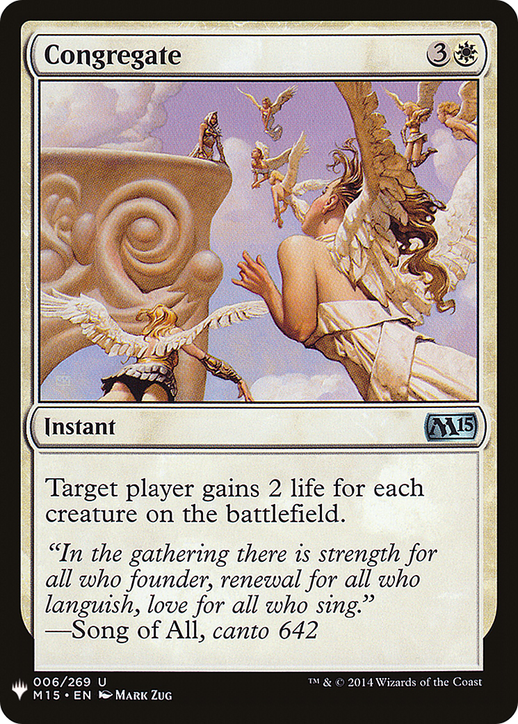 Congregate (LIST-M15-6)
