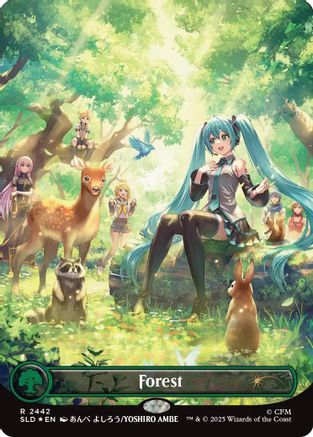 Forest (2442) (SLD-2442) (Full Art) (Foil)