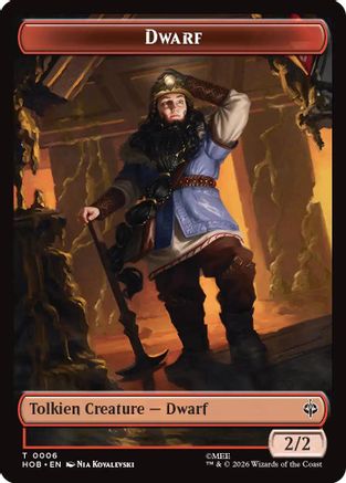 Dwarf // Enduring Story Double-Sided Token (HOB-6 // 14)