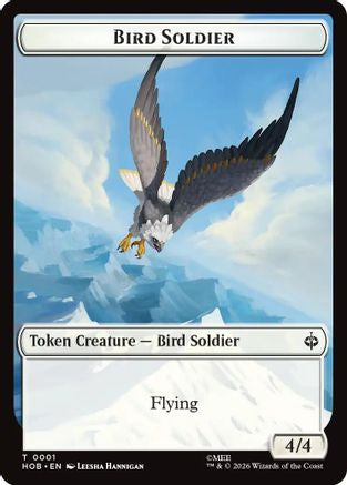 Bird Soldier // Axe Double-Sided Token (HOB-1 // 10)