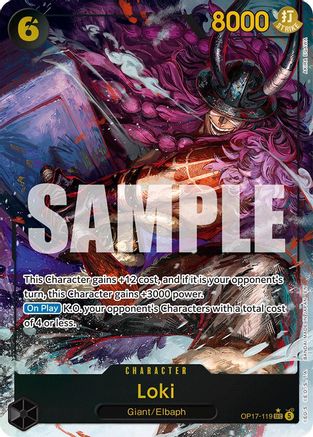 Loki (Alternate Art) (OP17-119) (Foil)
