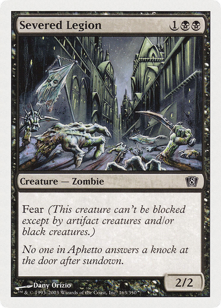 Severed Legion (8ED-163★) (Foil)