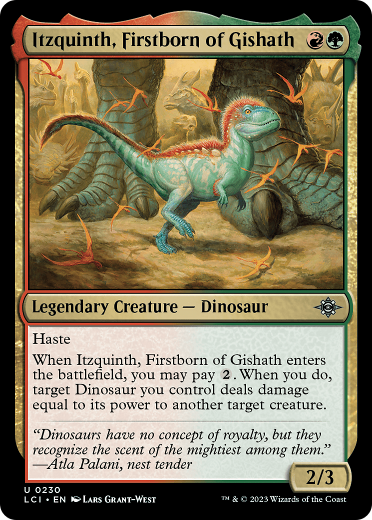 Itzquinth, Firstborn of Gishath (LCI-230) (Foil)