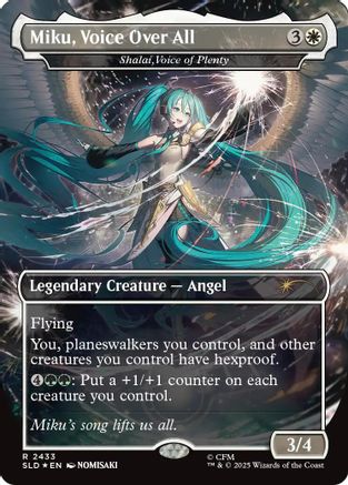 Miku, Voice Over All - Shalai, Voice of Plenty (SLD-2433) (Foil)