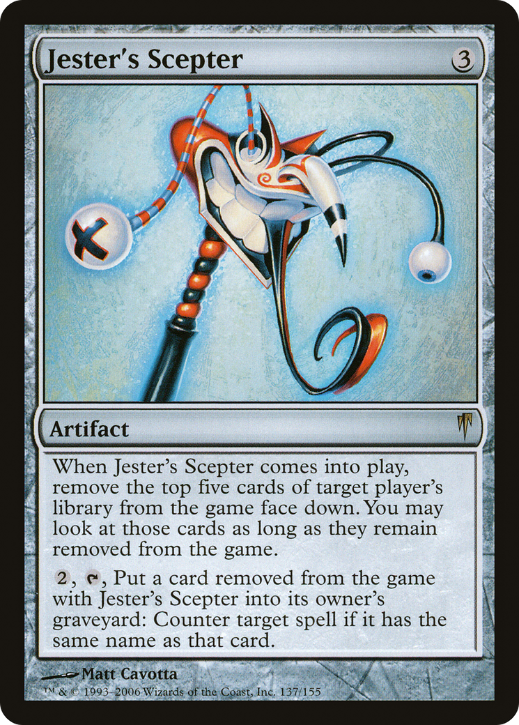 Jester's Scepter (CSP-137) (Foil)