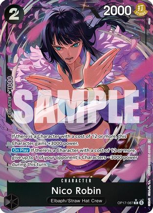 Nico Robin (Alternate Art) (OP17-087) (Foil)