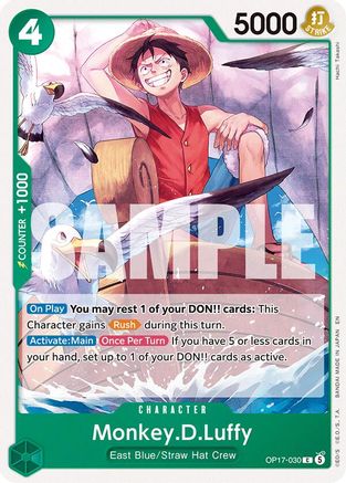 Monkey.D.Luffy (030) (OP17-030)