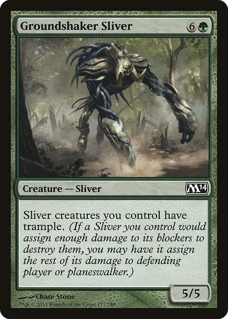 Groundshaker Sliver (M14-177) (Foil)