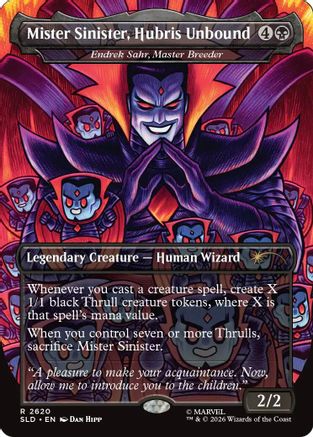 Mister Sinister, Hubris Unbound - Endrek Sahr, Master Breeder (SLD-2620) (Foil)