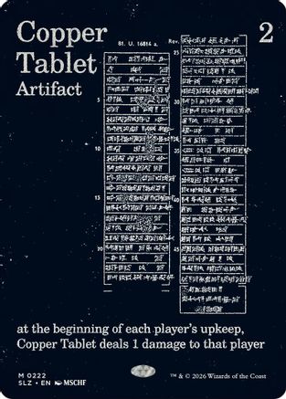 Copper Tablet (0222) (SLZ-222)