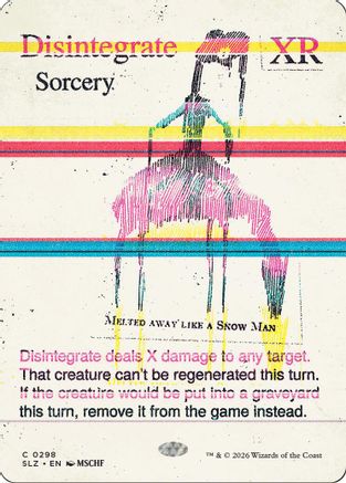 Disintegrate (0298) (SLZ-298)