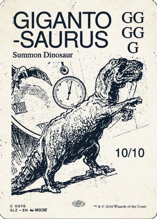 Gigantosaurus (0076) (SLZ-076)