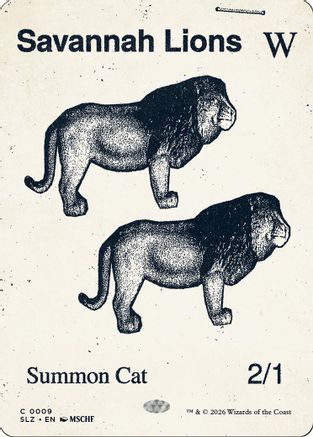 Savannah Lions (0009) (SLZ-009)