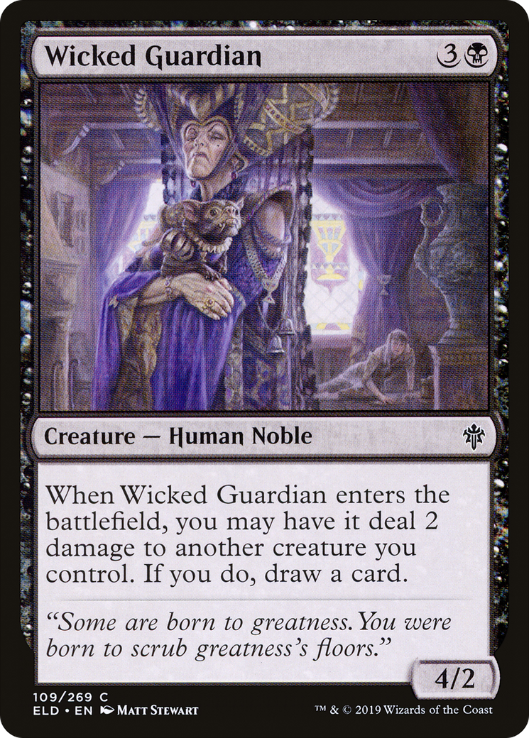 Wicked Guardian (ELD-109) (Foil)
