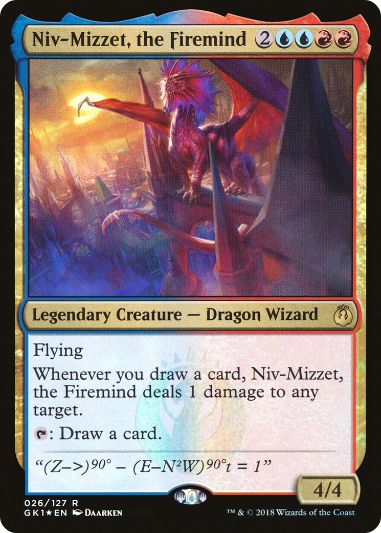 Niv-Mizzet, the Firemind (GR1-026) (Foil)