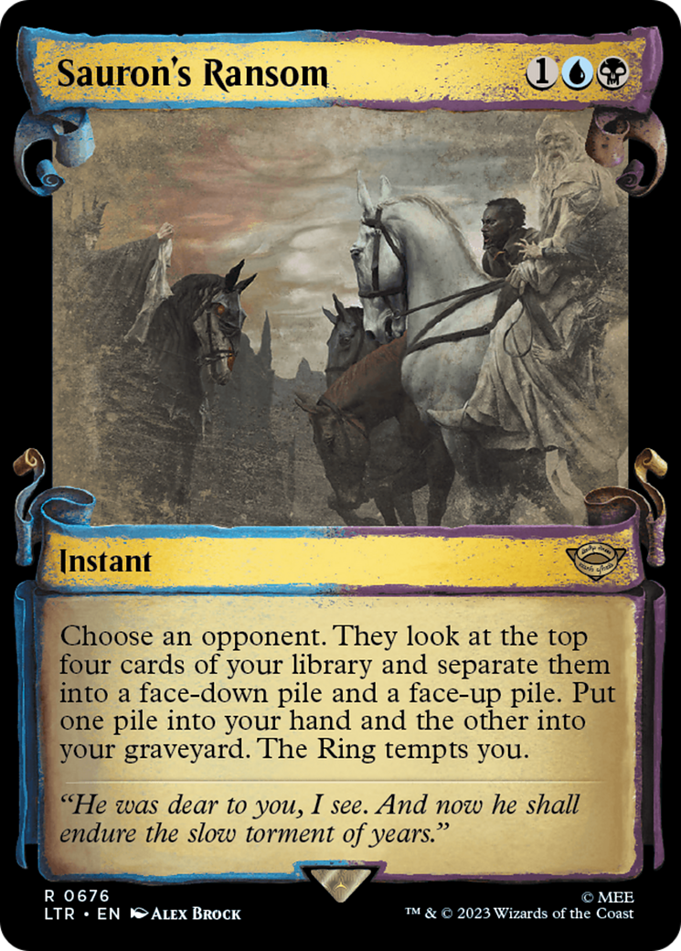 Sauron's Ransom (LTR-676) (Showcase) (Scroll) (Foil)