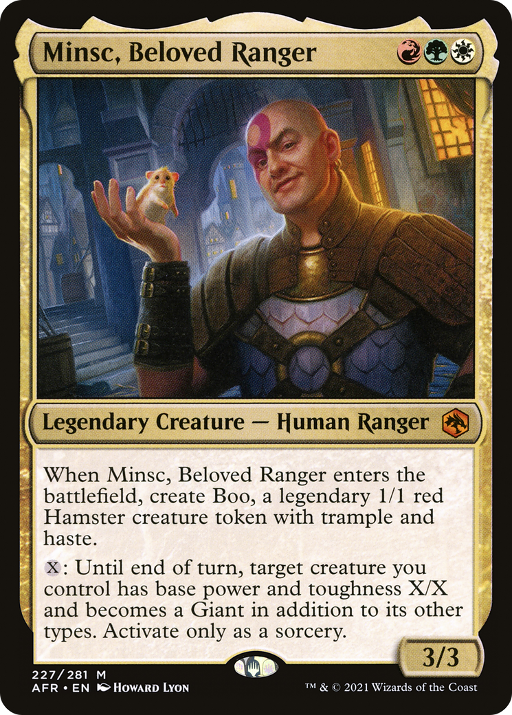 Minsc, Beloved Ranger (AFR-227) (Foil)